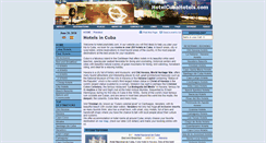 Desktop Screenshot of hotelcubahotels.com